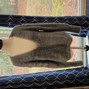 Free People Storm Combo deep v-neck sweater; made of 100% Polyamide